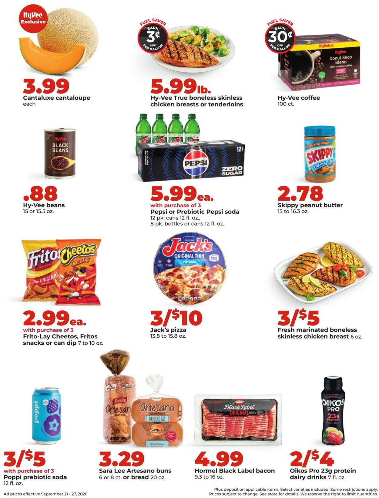 Catalogue HyVee from 09/21/2026