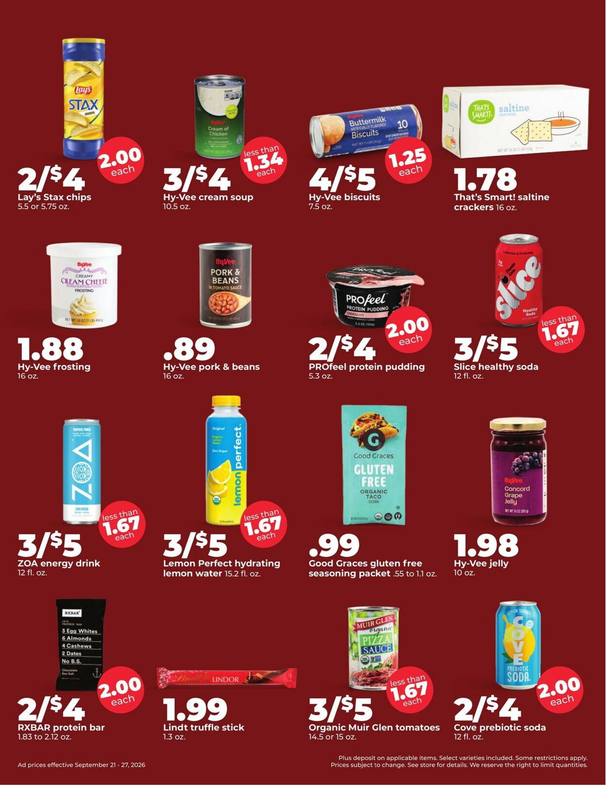 Catalogue HyVee from 09/21/2026