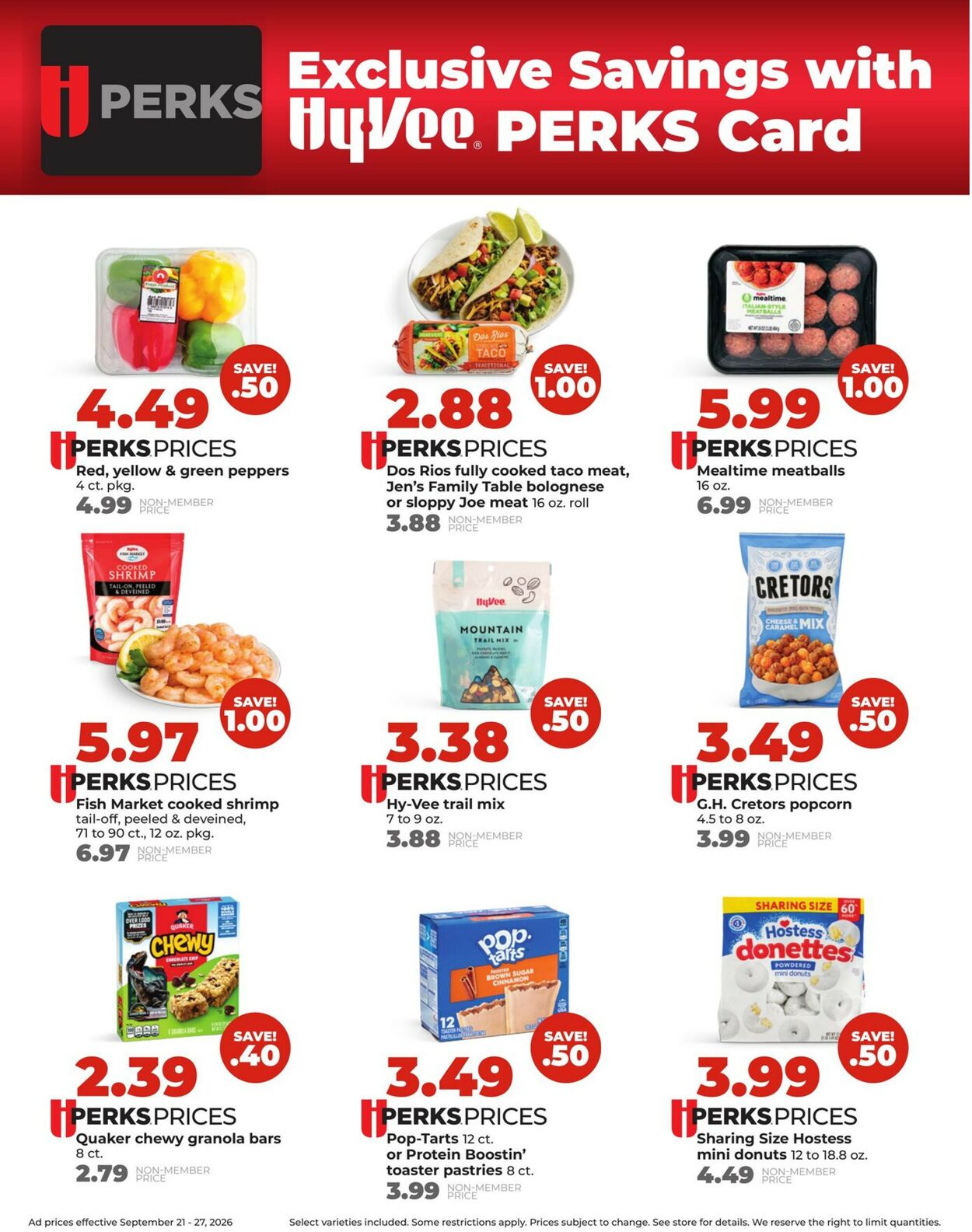 Catalogue HyVee from 09/21/2026