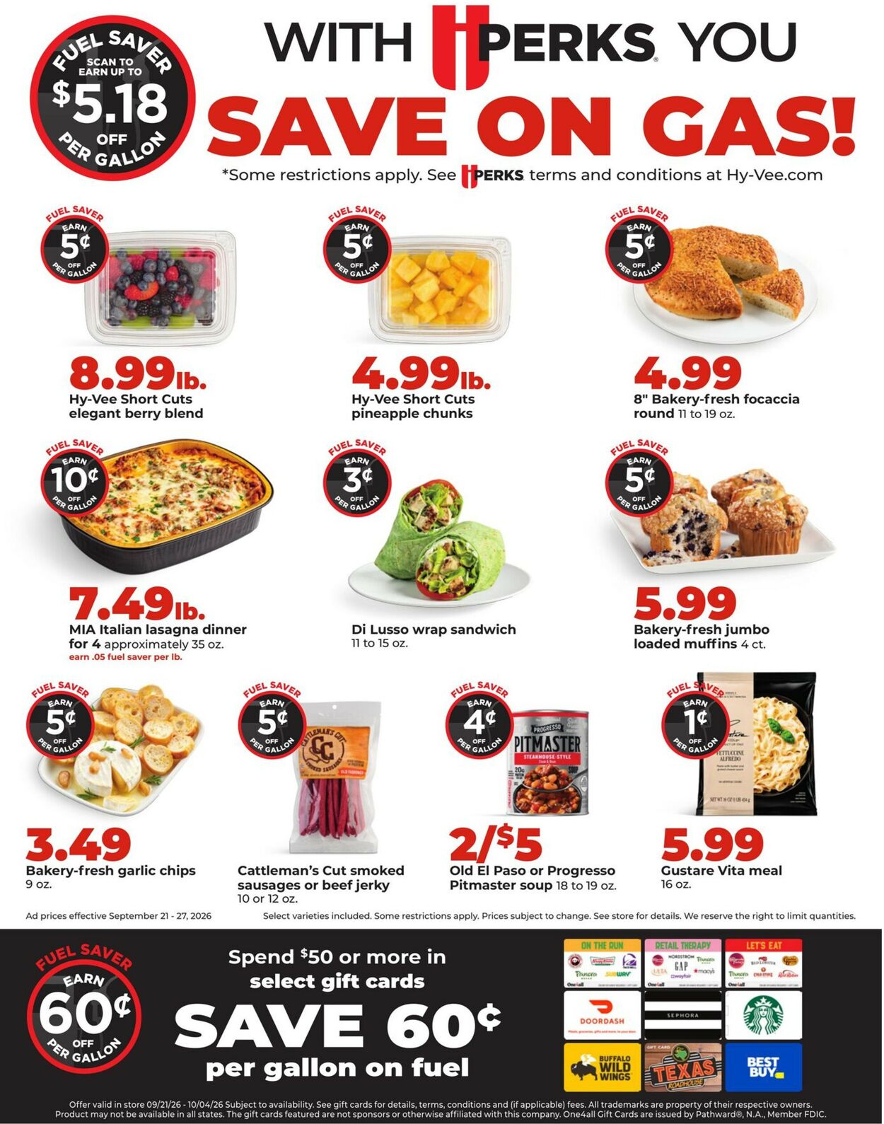 Catalogue HyVee from 09/21/2026