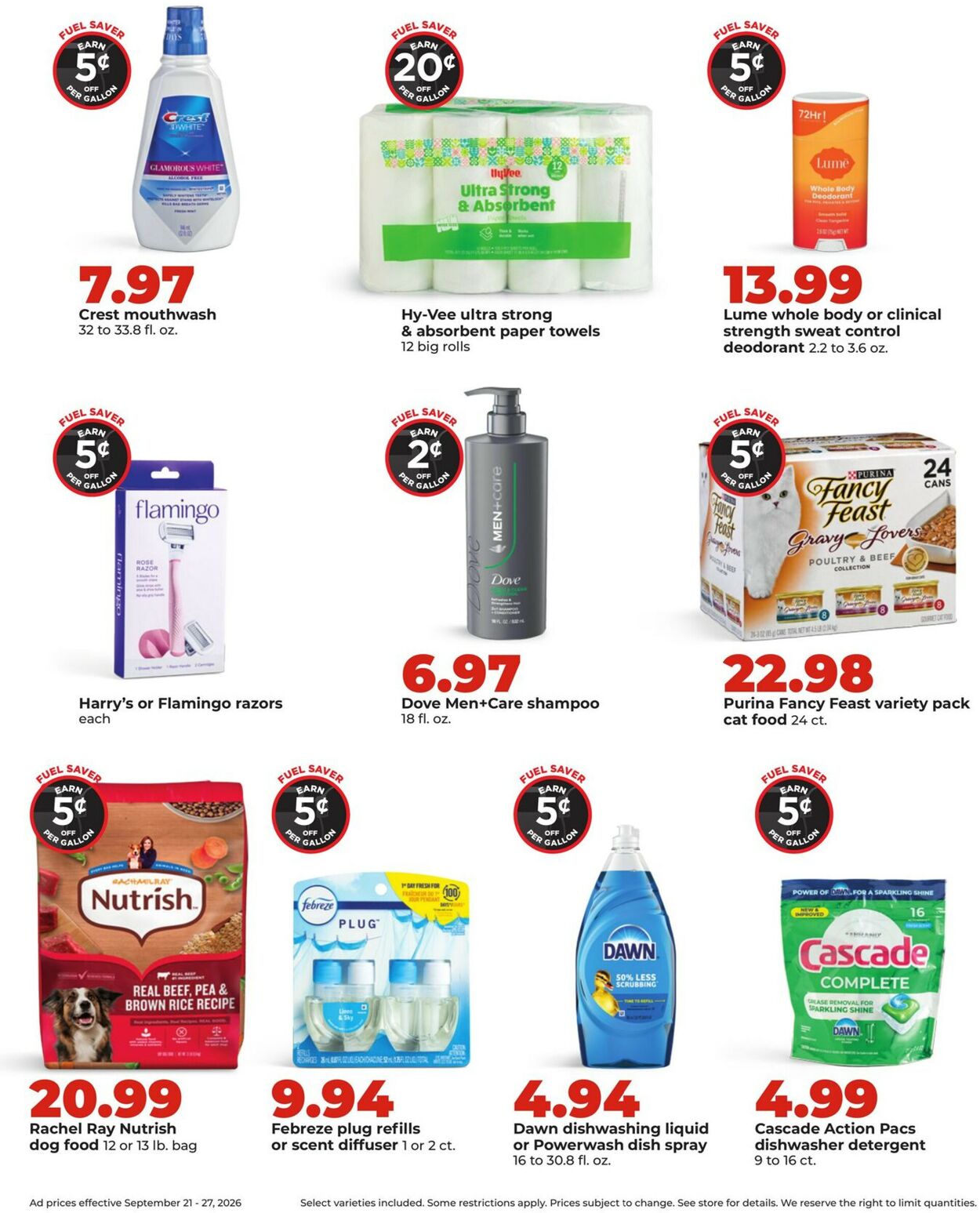 Catalogue HyVee from 09/21/2026