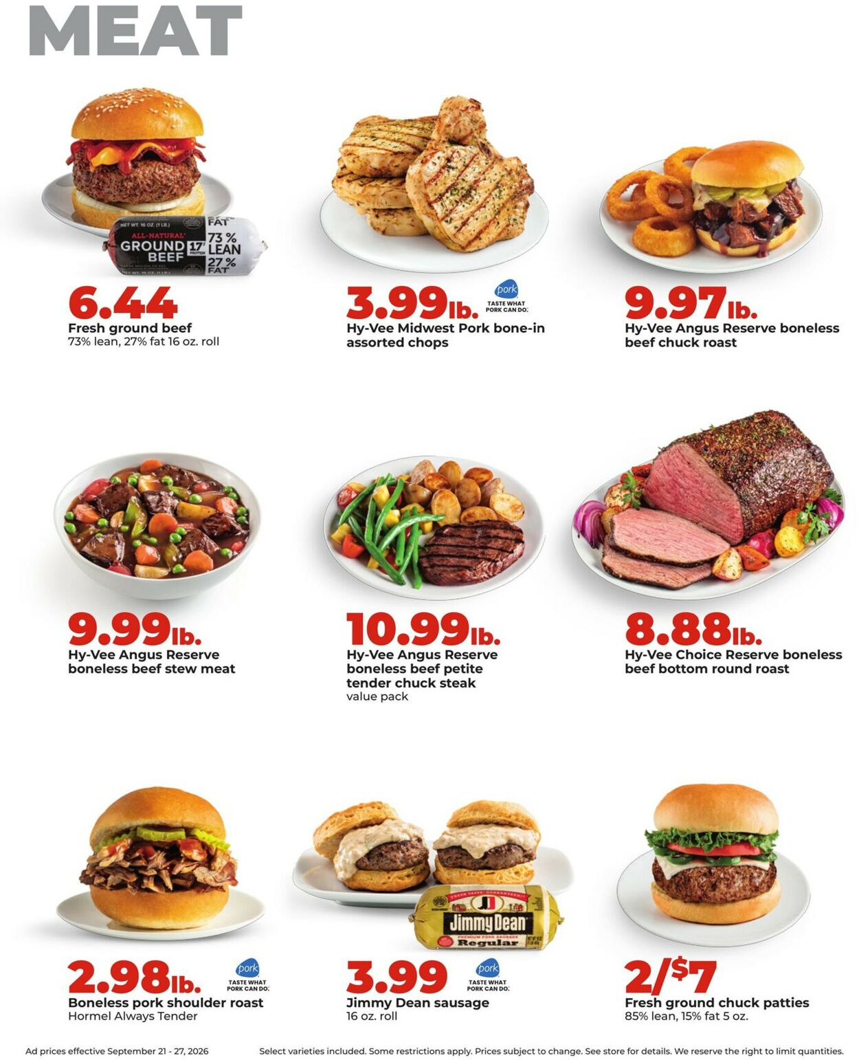 Catalogue HyVee from 09/21/2026