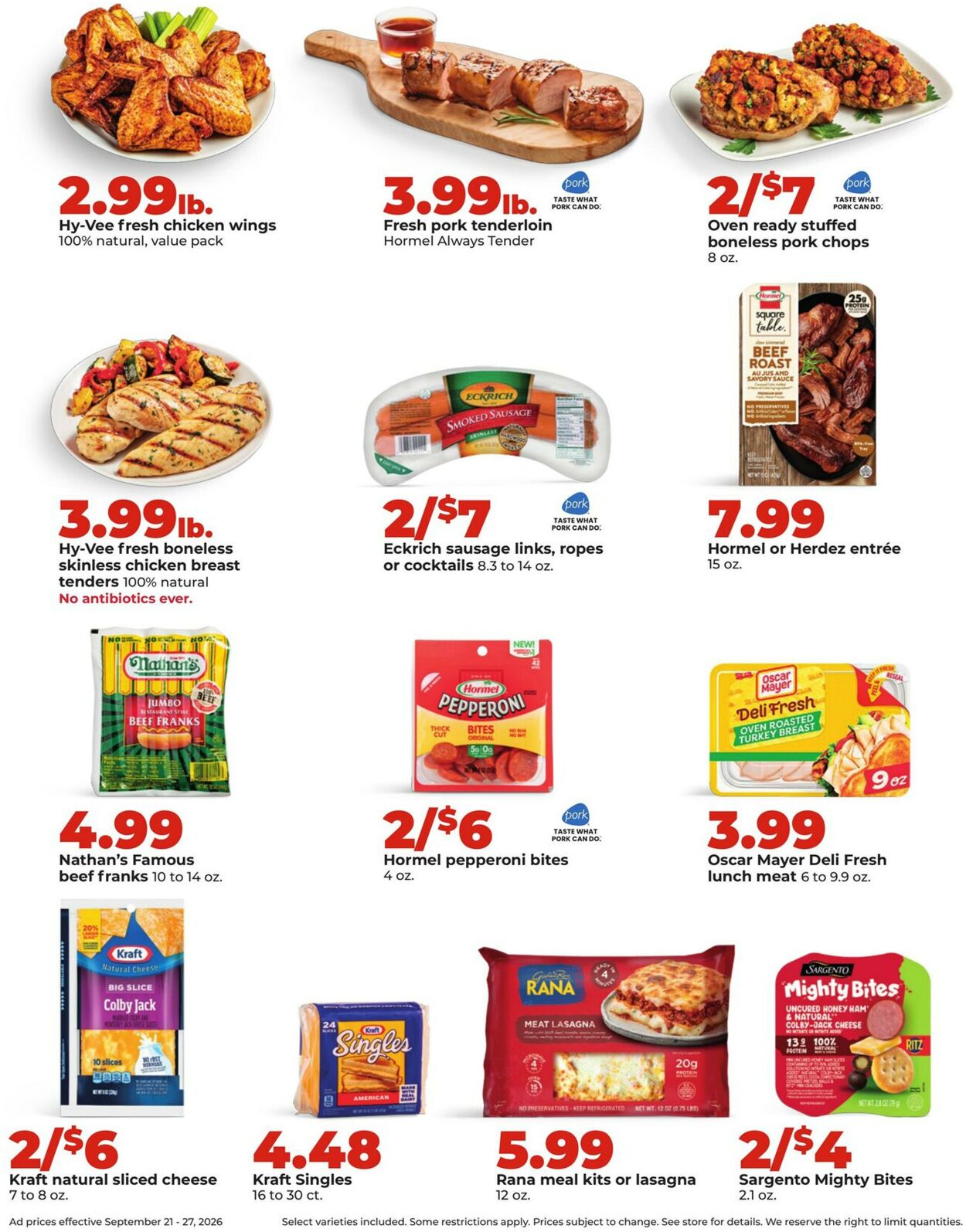Catalogue HyVee from 09/21/2026