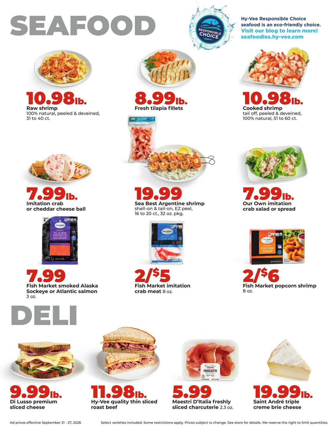Catalogue HyVee from 09/21/2026