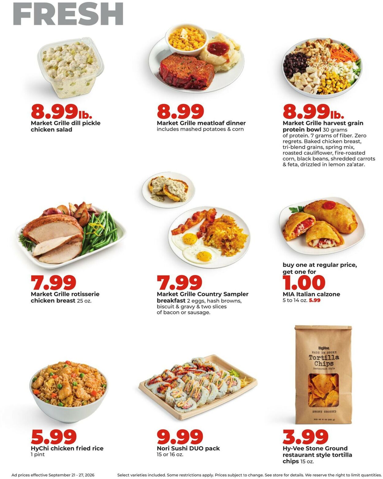 Catalogue HyVee from 09/21/2026