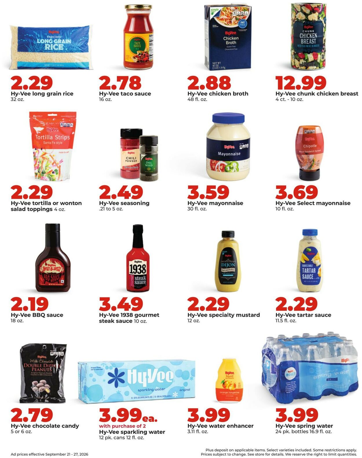 Catalogue HyVee from 09/21/2026