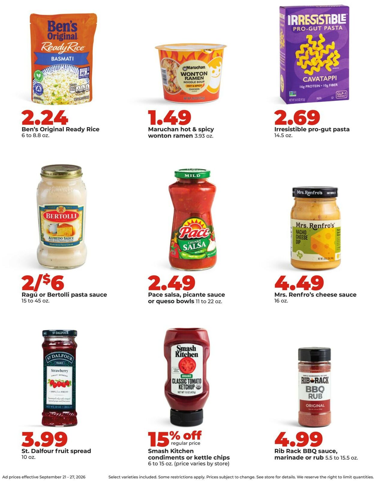 Catalogue HyVee from 09/21/2026
