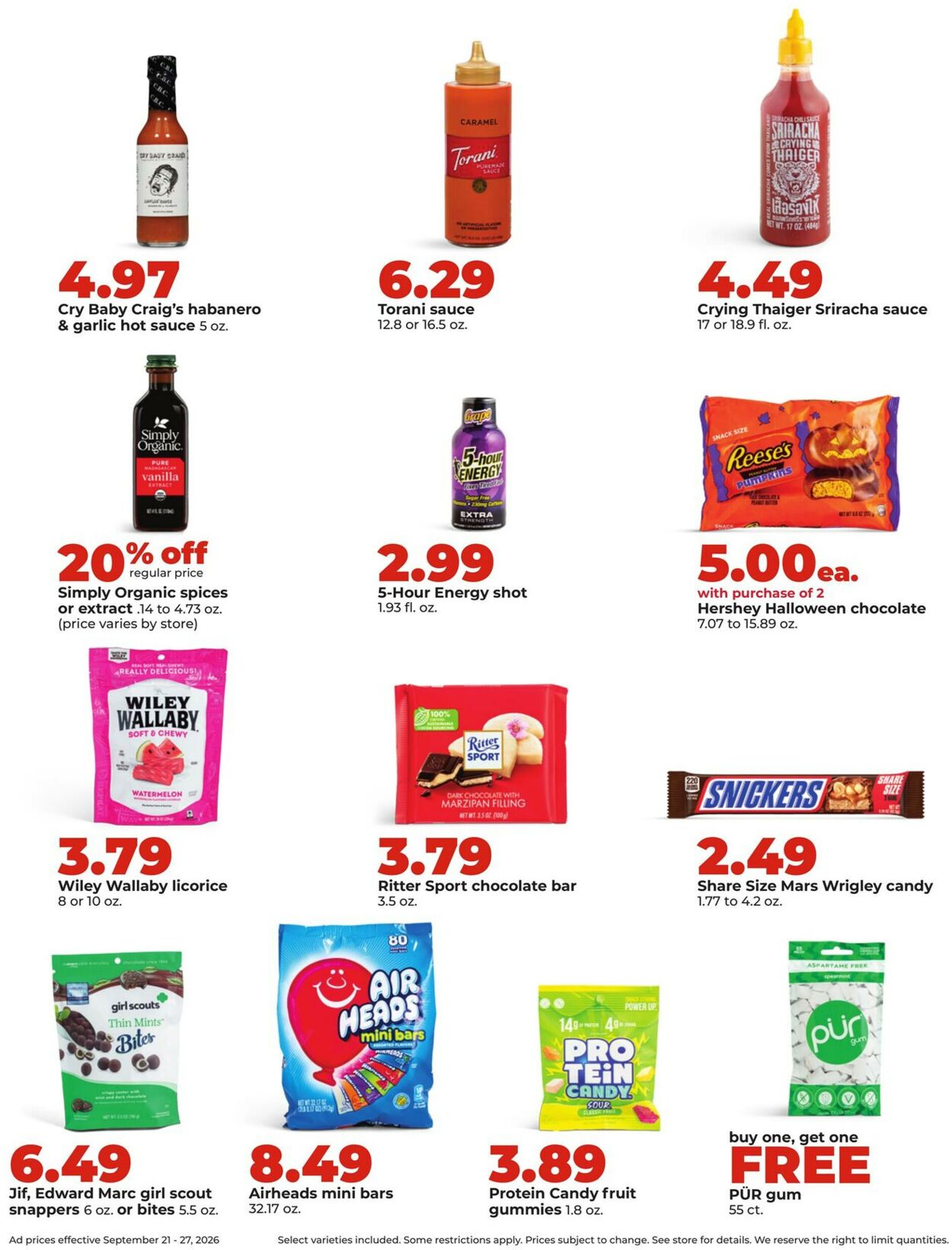 Catalogue HyVee from 09/21/2026