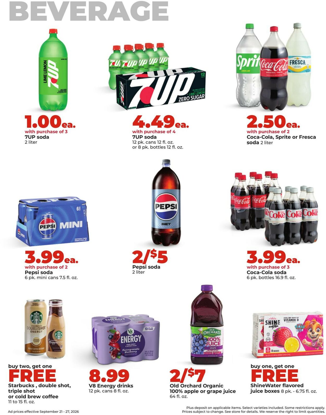 Catalogue HyVee from 09/21/2026