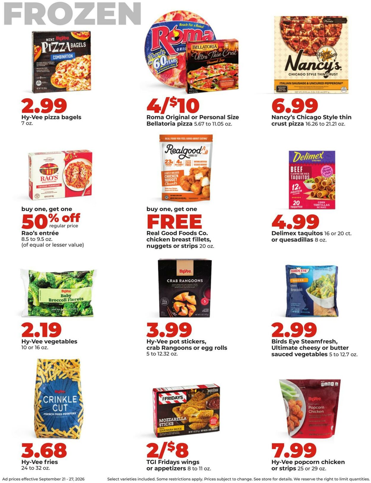 Catalogue HyVee from 09/21/2026