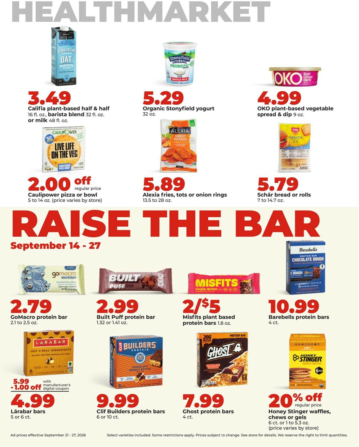Catalogue HyVee from 09/21/2026
