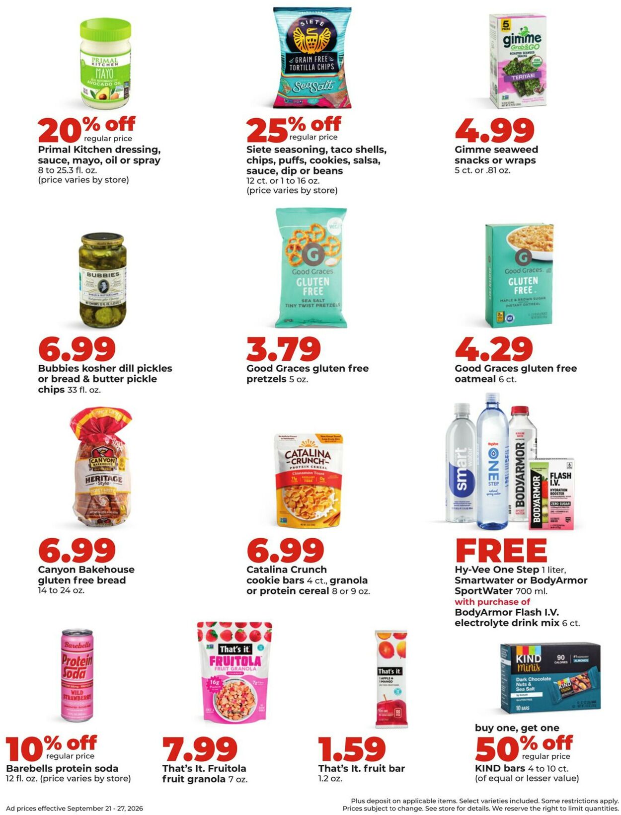 Catalogue HyVee from 09/21/2026