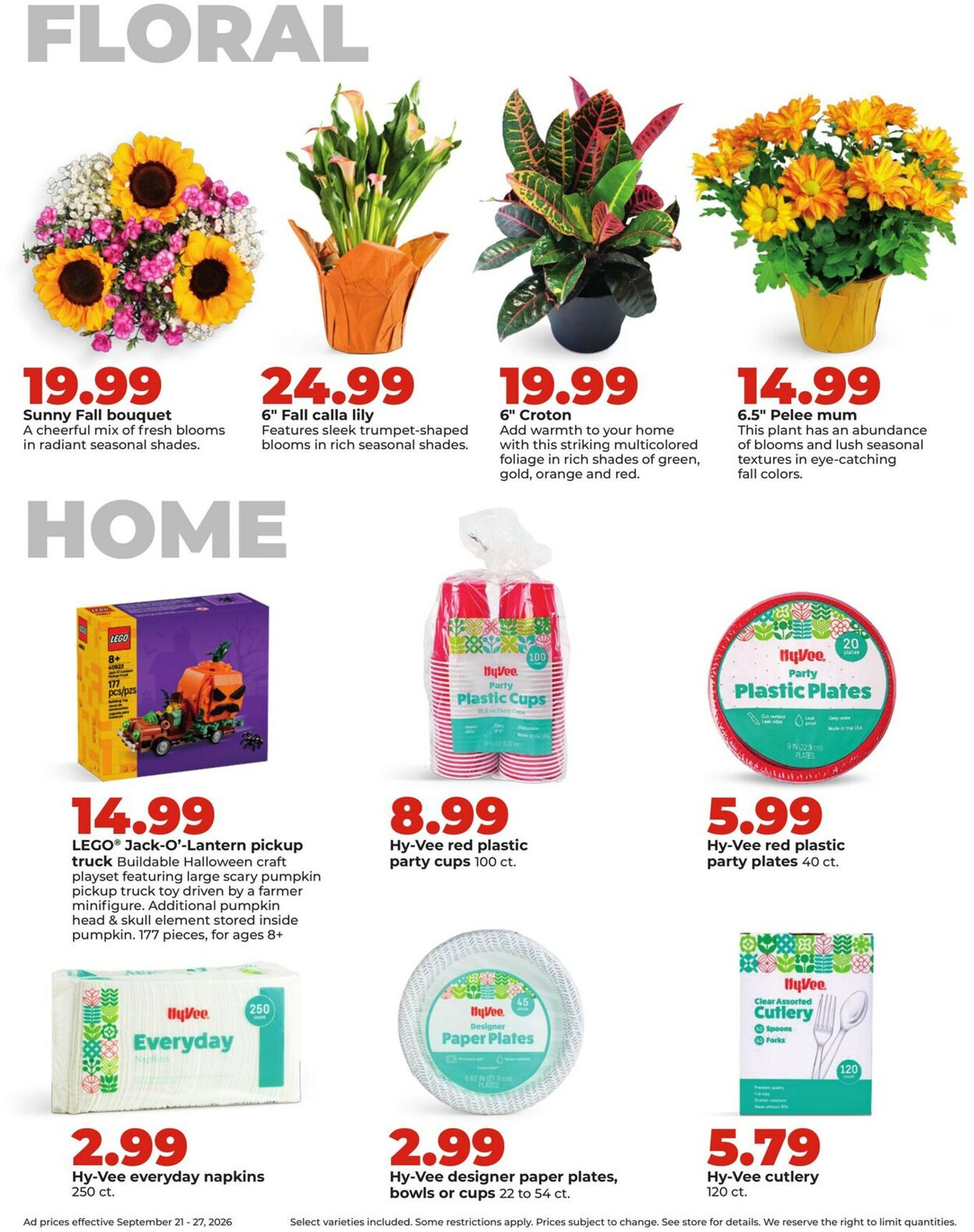 Catalogue HyVee from 09/21/2026