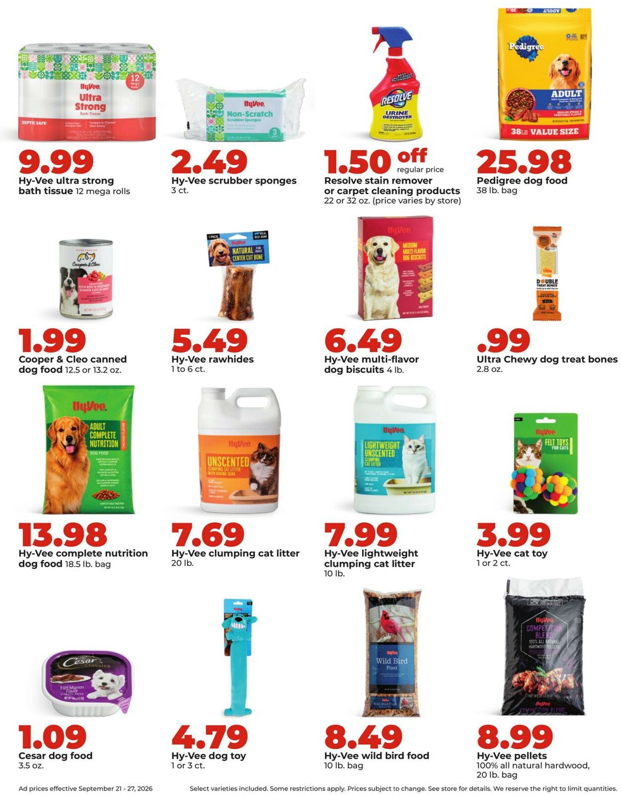Catalogue HyVee from 09/21/2026