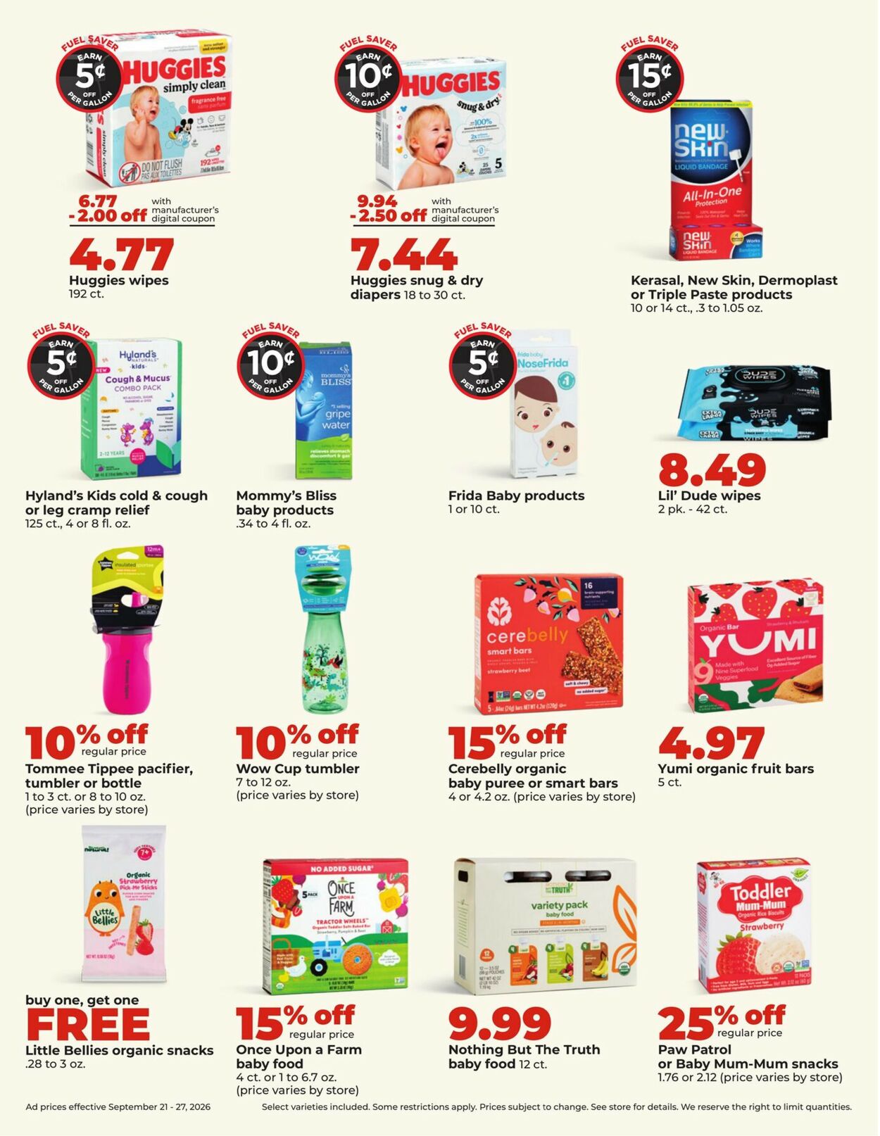 Catalogue HyVee from 09/21/2026