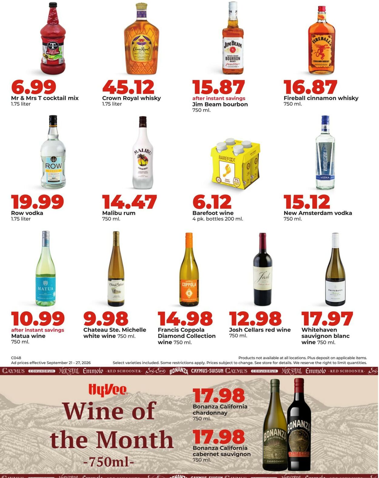 Catalogue HyVee from 09/21/2026