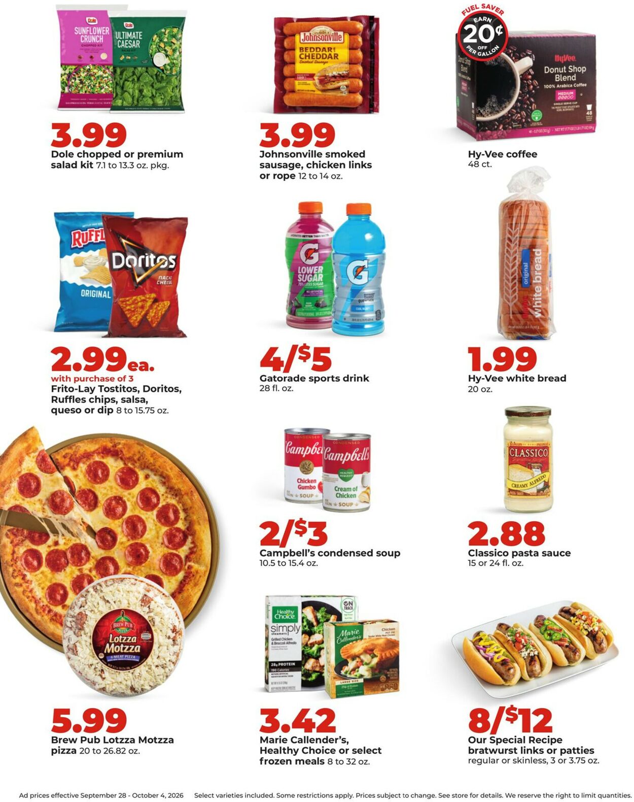 Catalogue HyVee from 09/28/2026