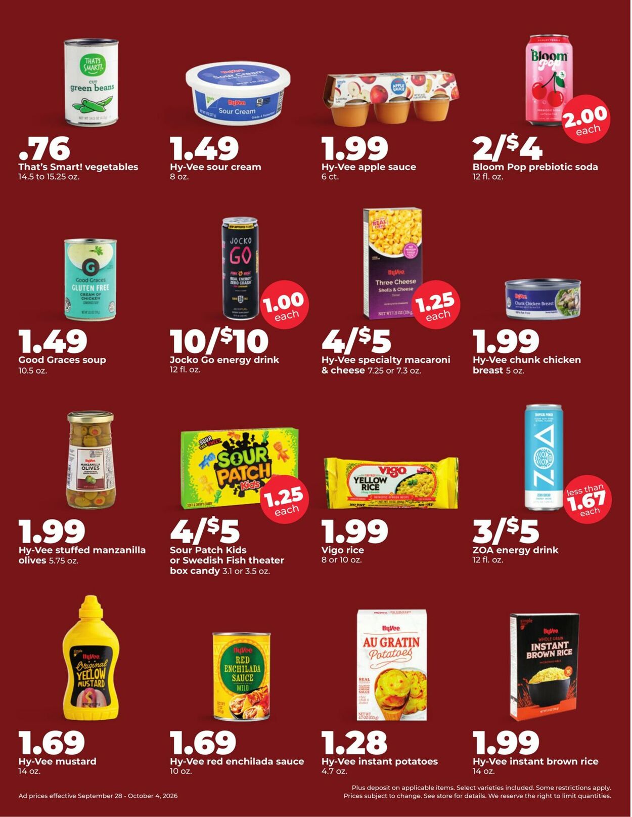 Catalogue HyVee from 09/28/2026