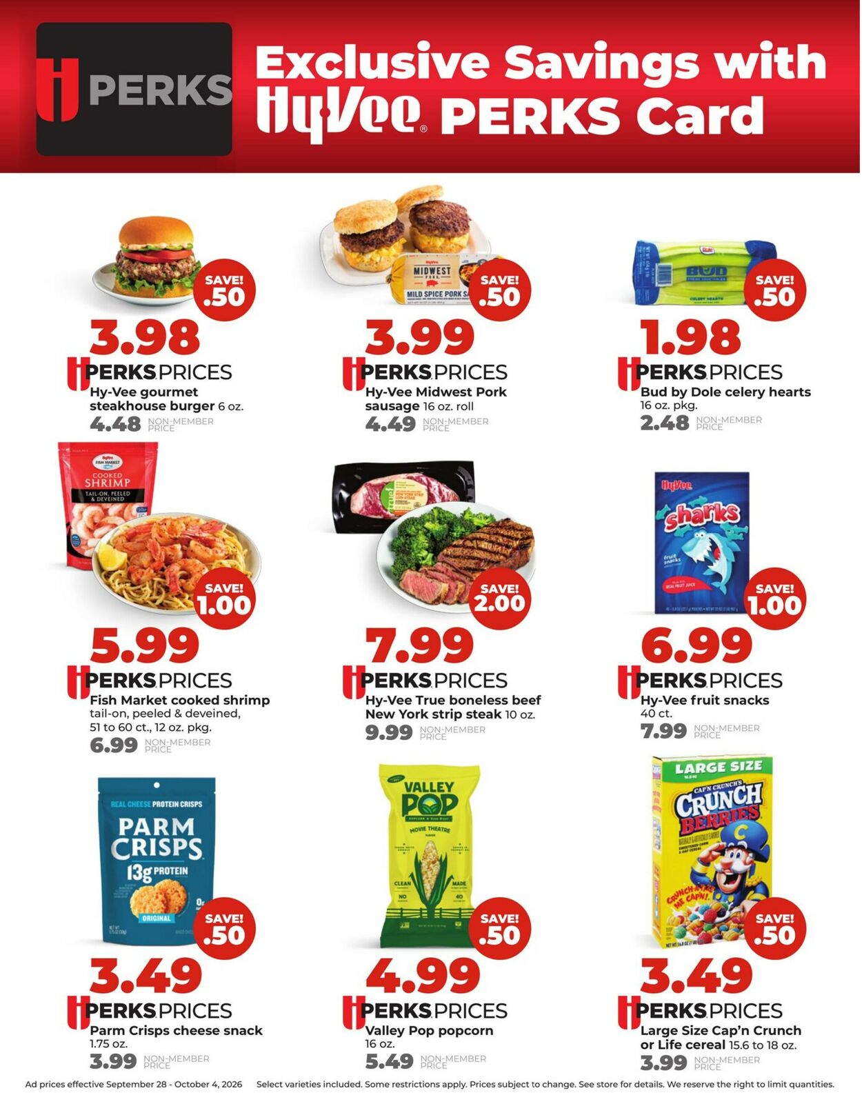 Catalogue HyVee from 09/28/2026