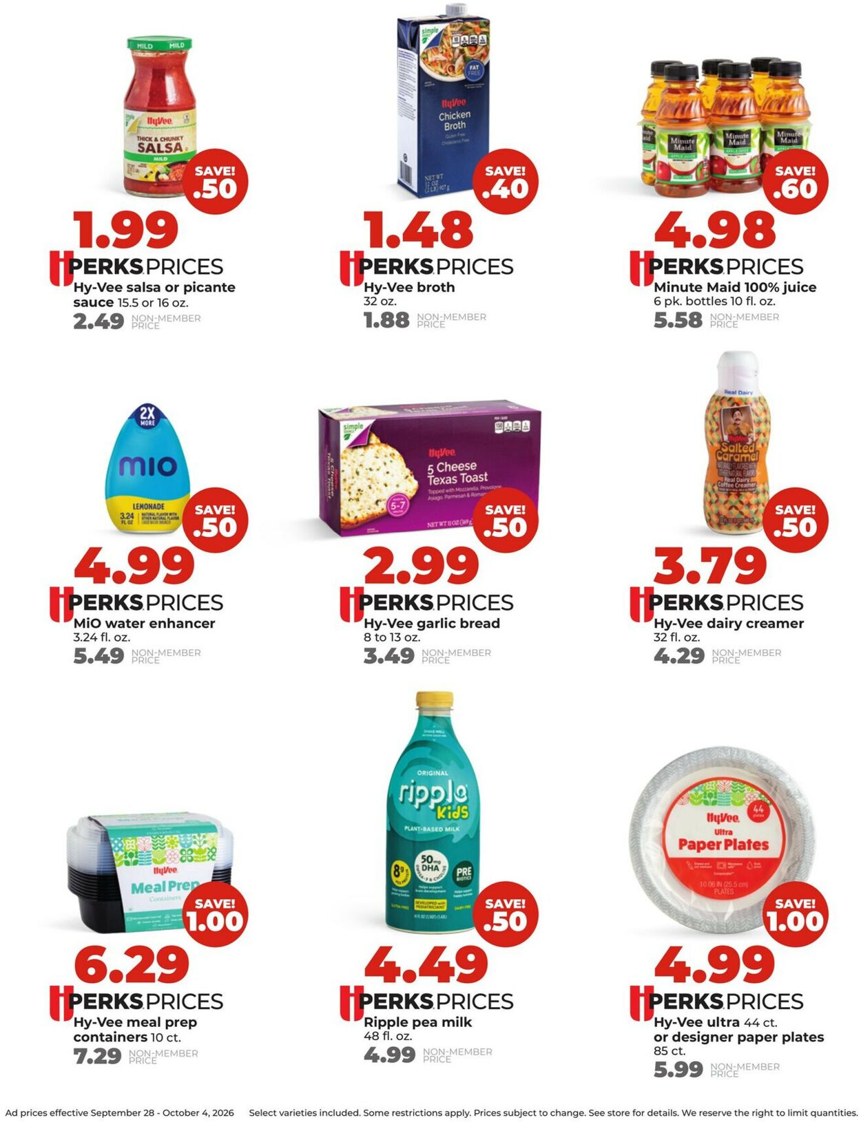 Catalogue HyVee from 09/28/2026