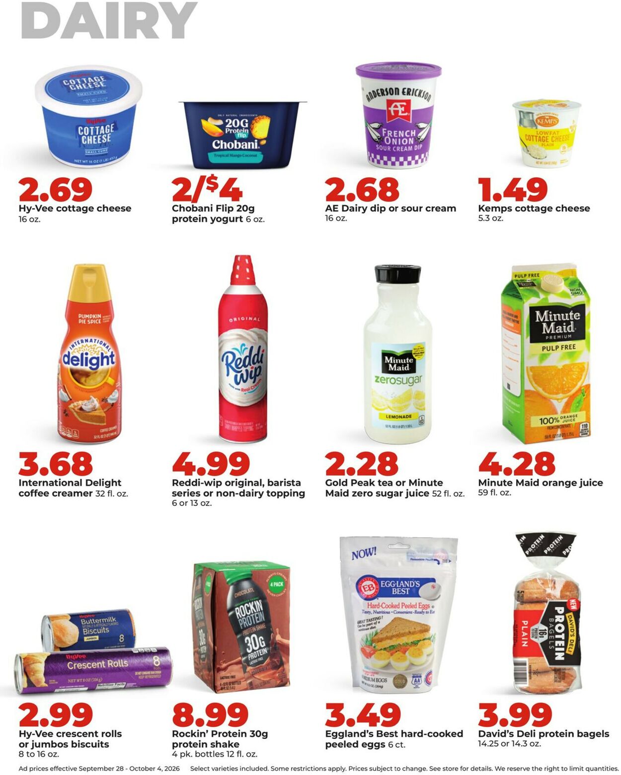 Catalogue HyVee from 09/28/2026