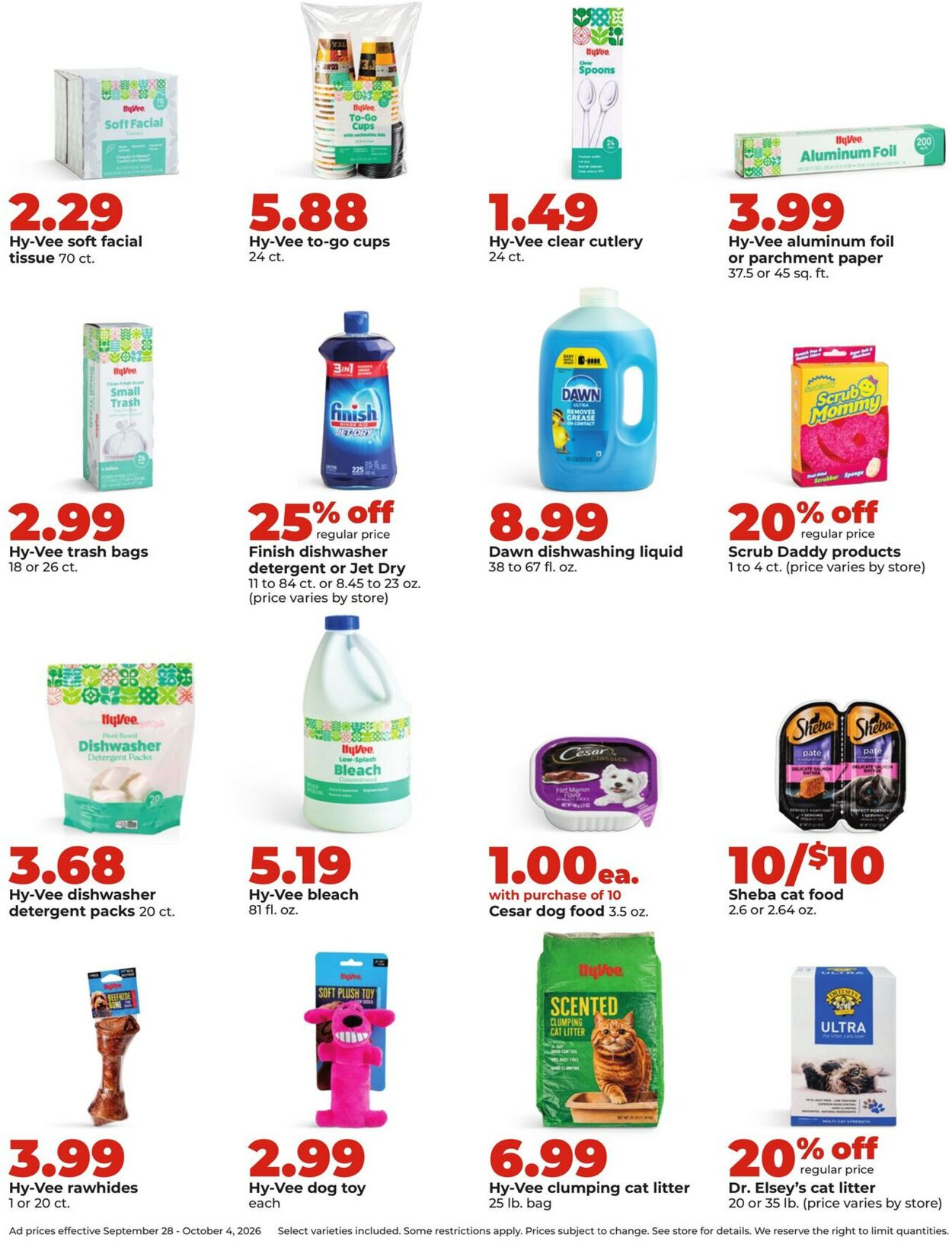 Catalogue HyVee from 09/28/2026