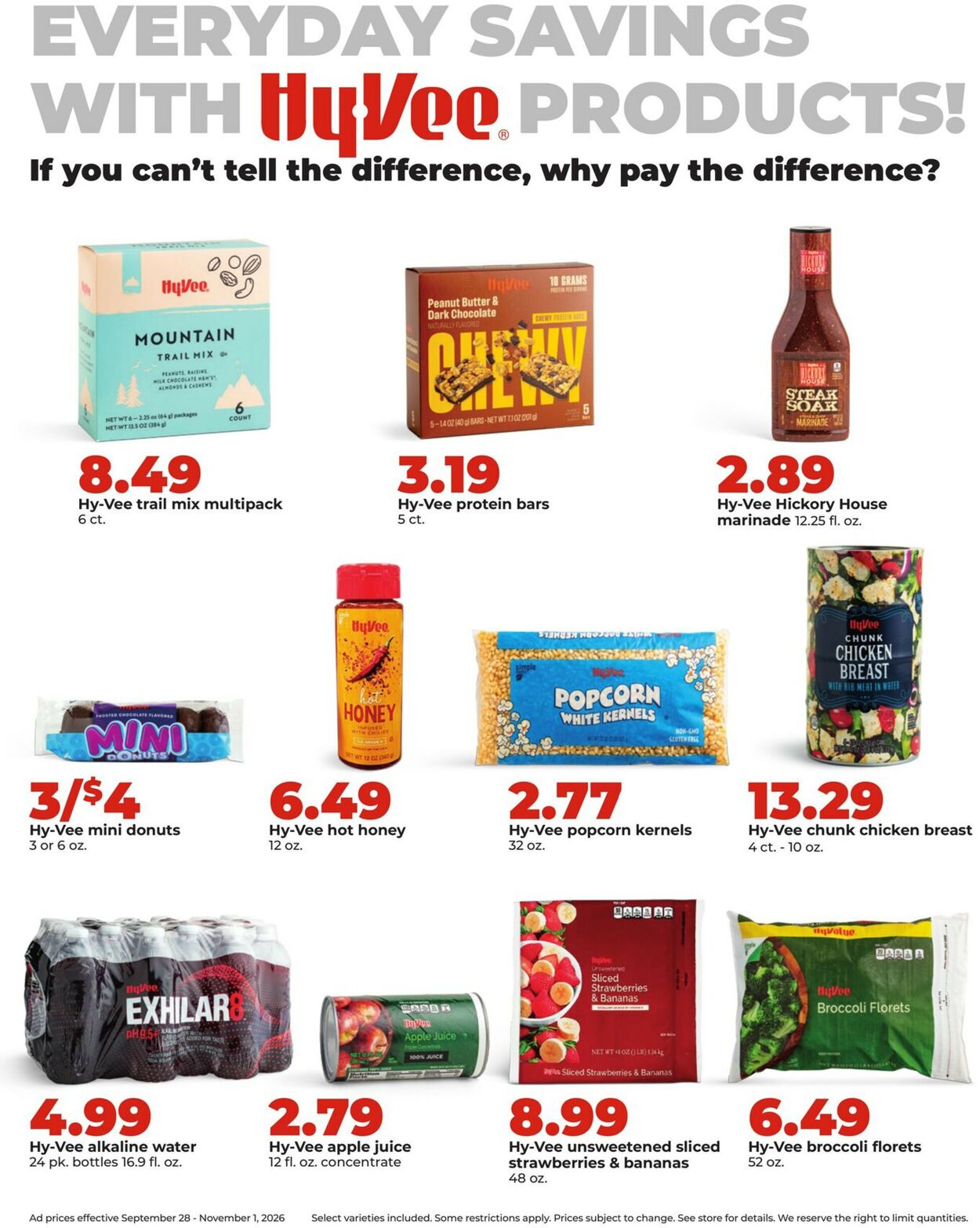 Catalogue HyVee from 09/28/2026