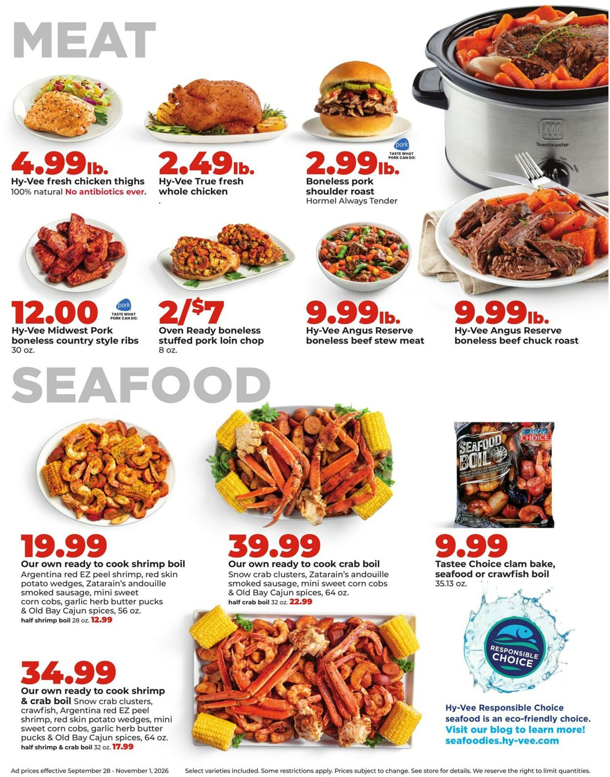 Catalogue HyVee from 09/28/2026