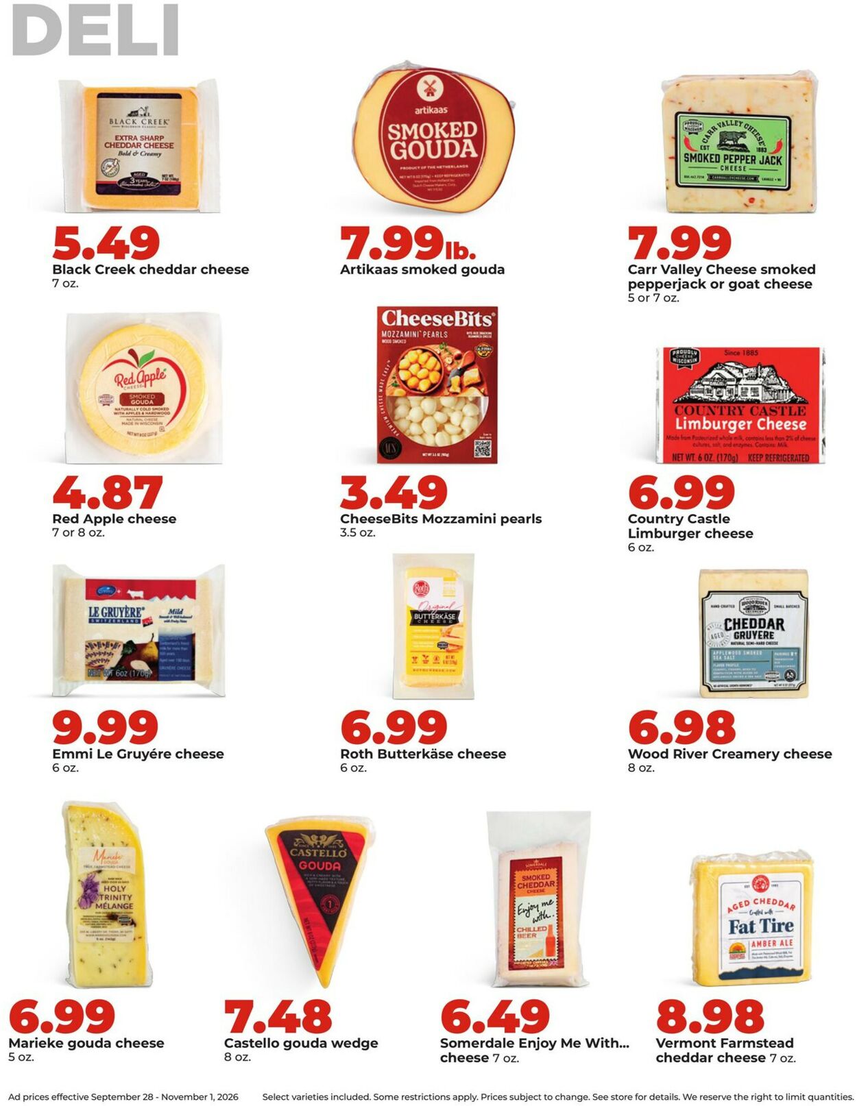 Catalogue HyVee from 09/28/2026