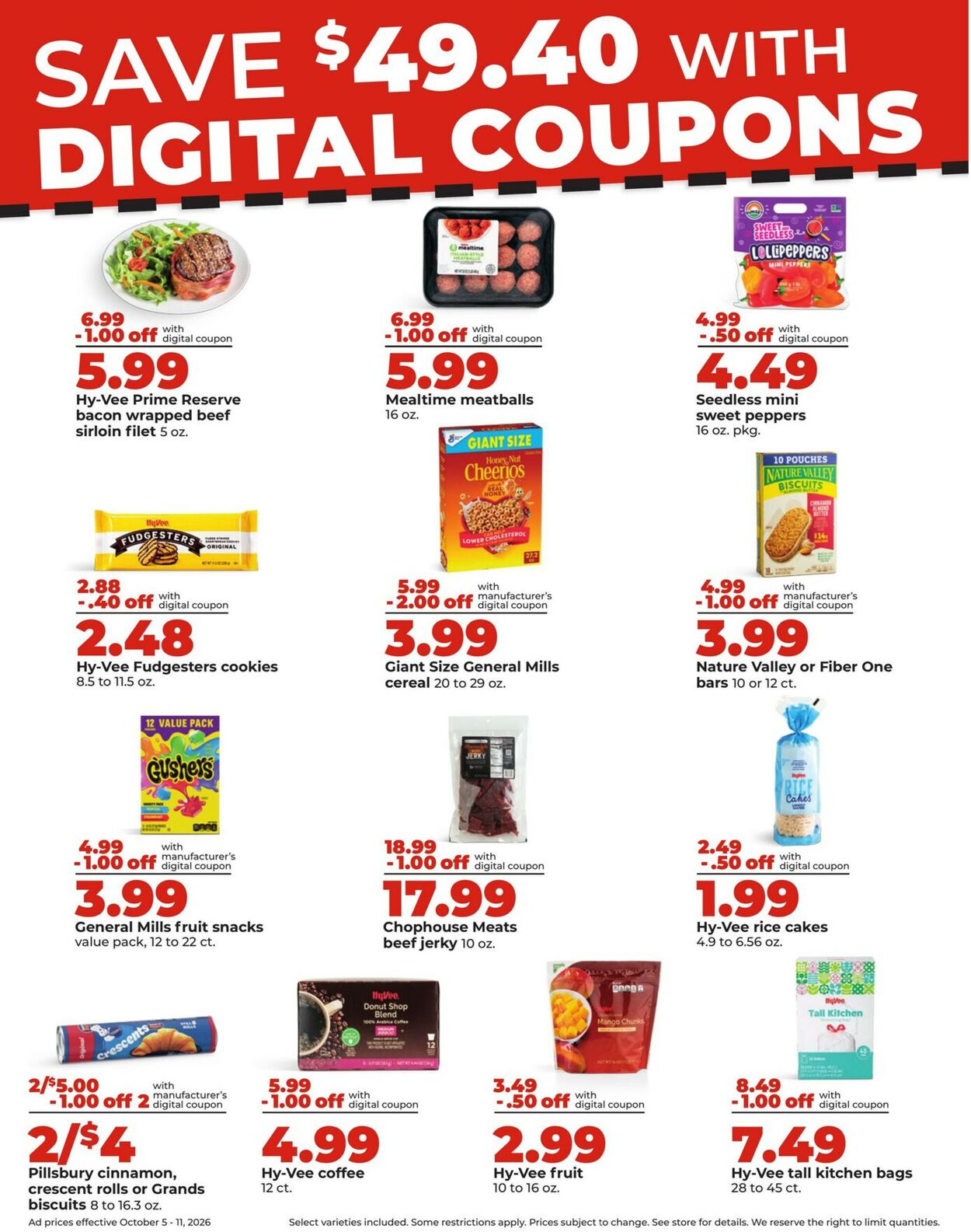 Catalogue HyVee from 10/05/2026