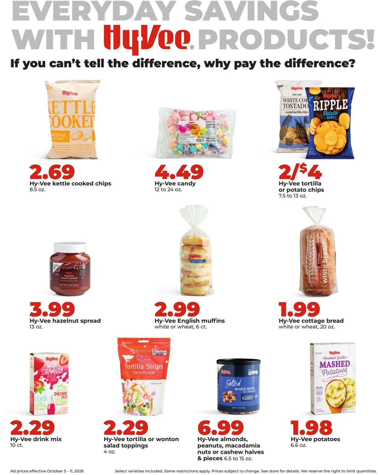 Catalogue HyVee from 10/05/2026
