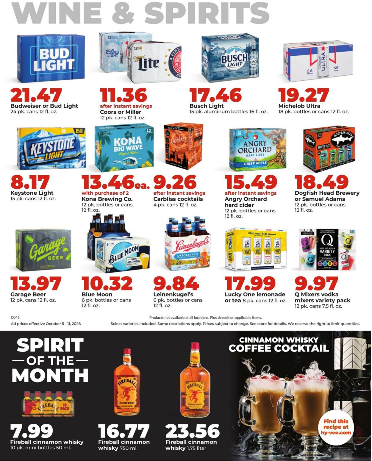 Catalogue HyVee from 10/05/2026