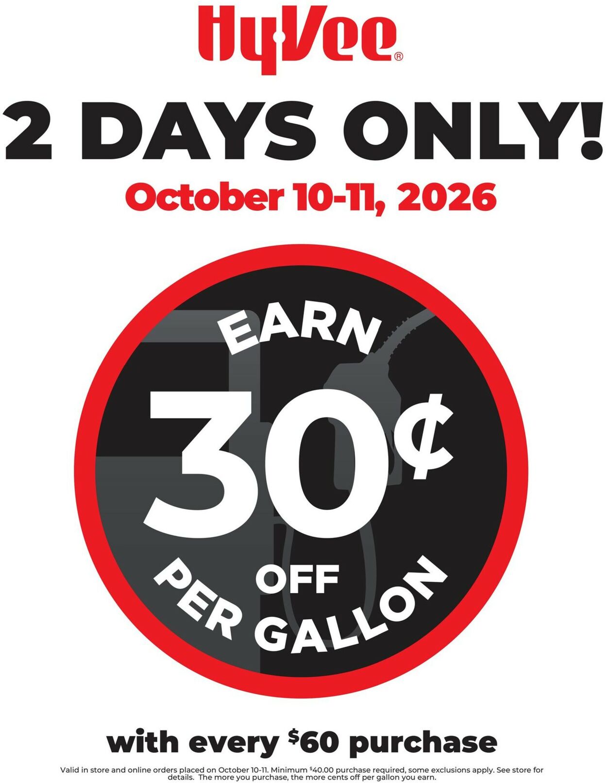 Catalogue HyVee from 10/10/2026