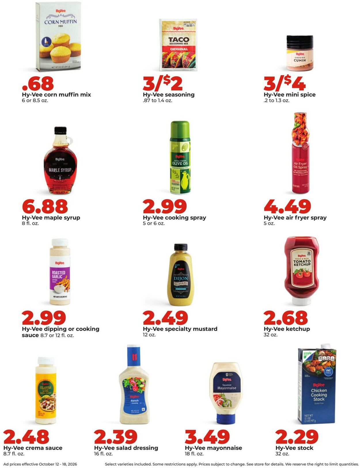 Catalogue HyVee from 10/12/2026
