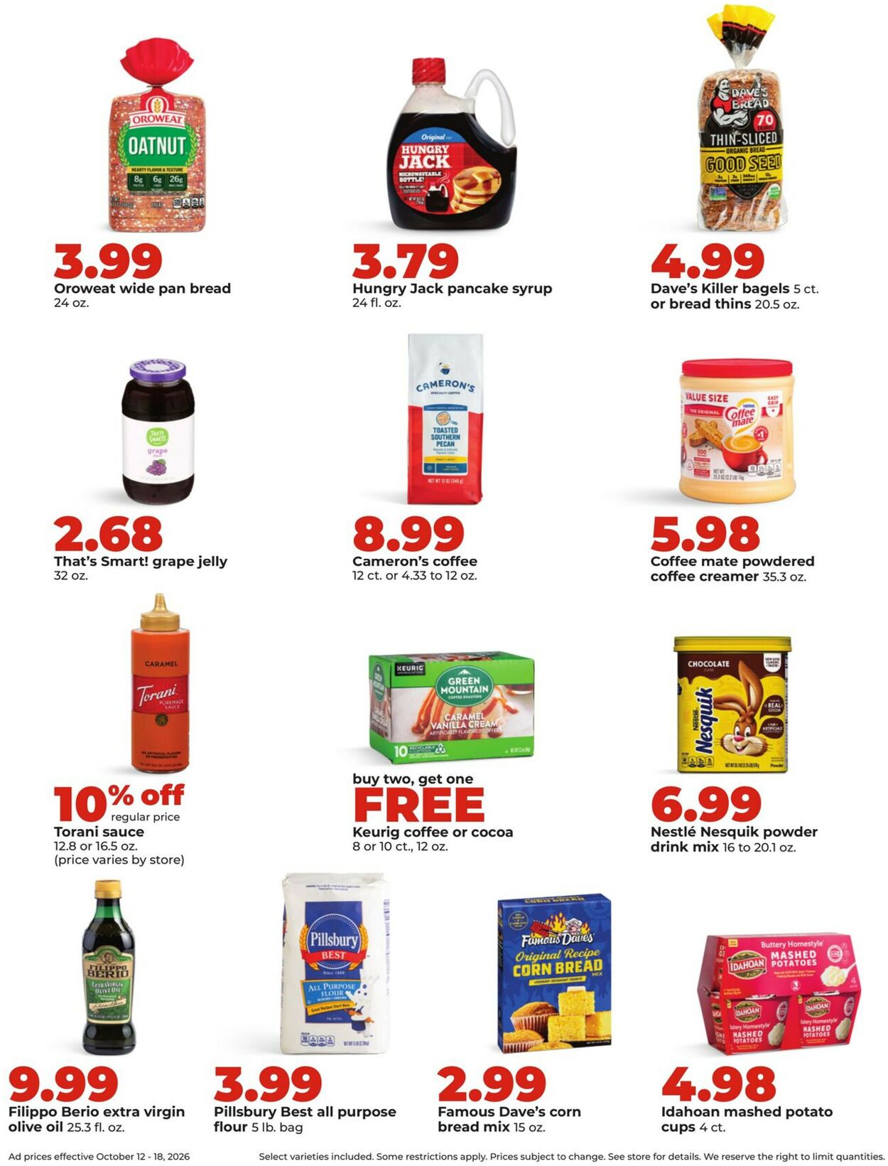 Catalogue HyVee from 10/12/2026