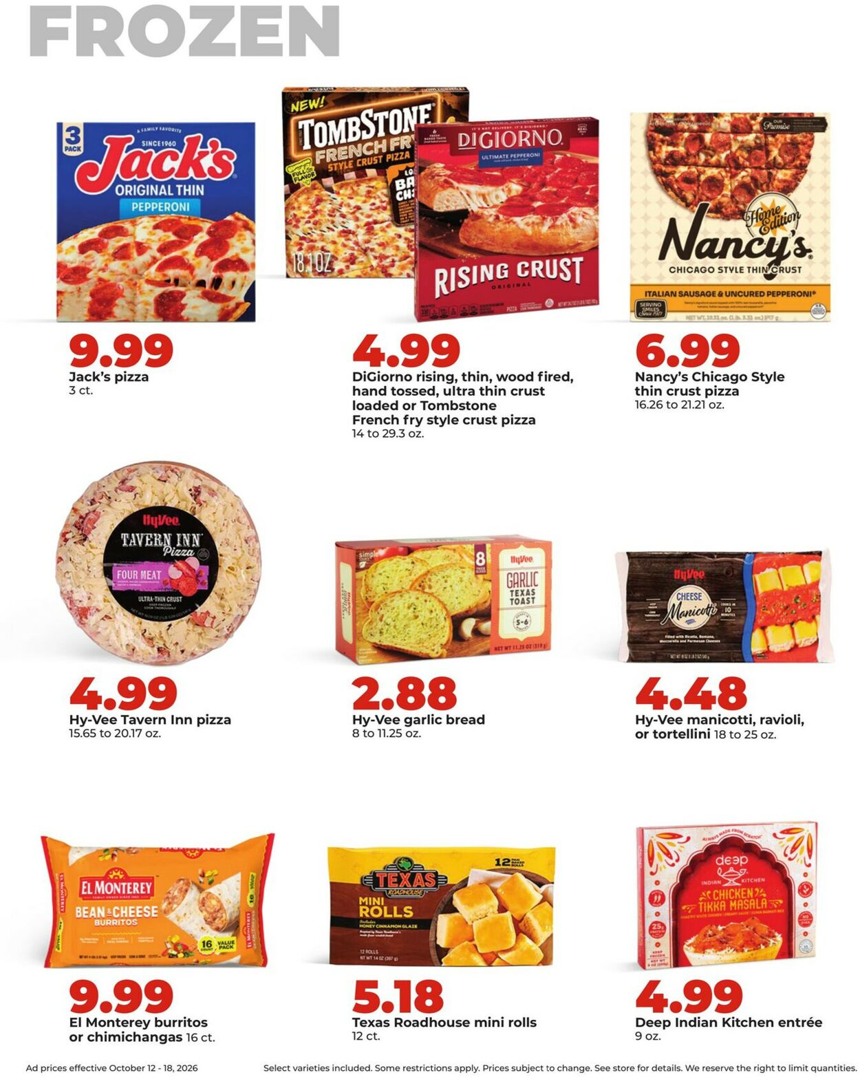 Catalogue HyVee from 10/12/2026