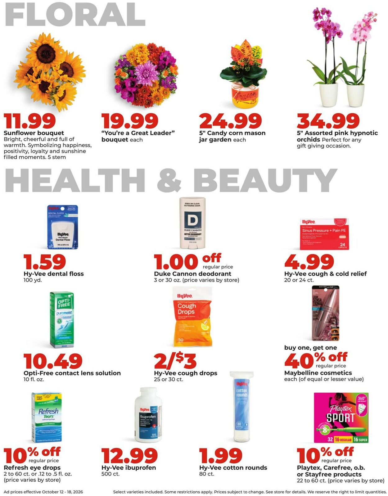 Catalogue HyVee from 10/12/2026