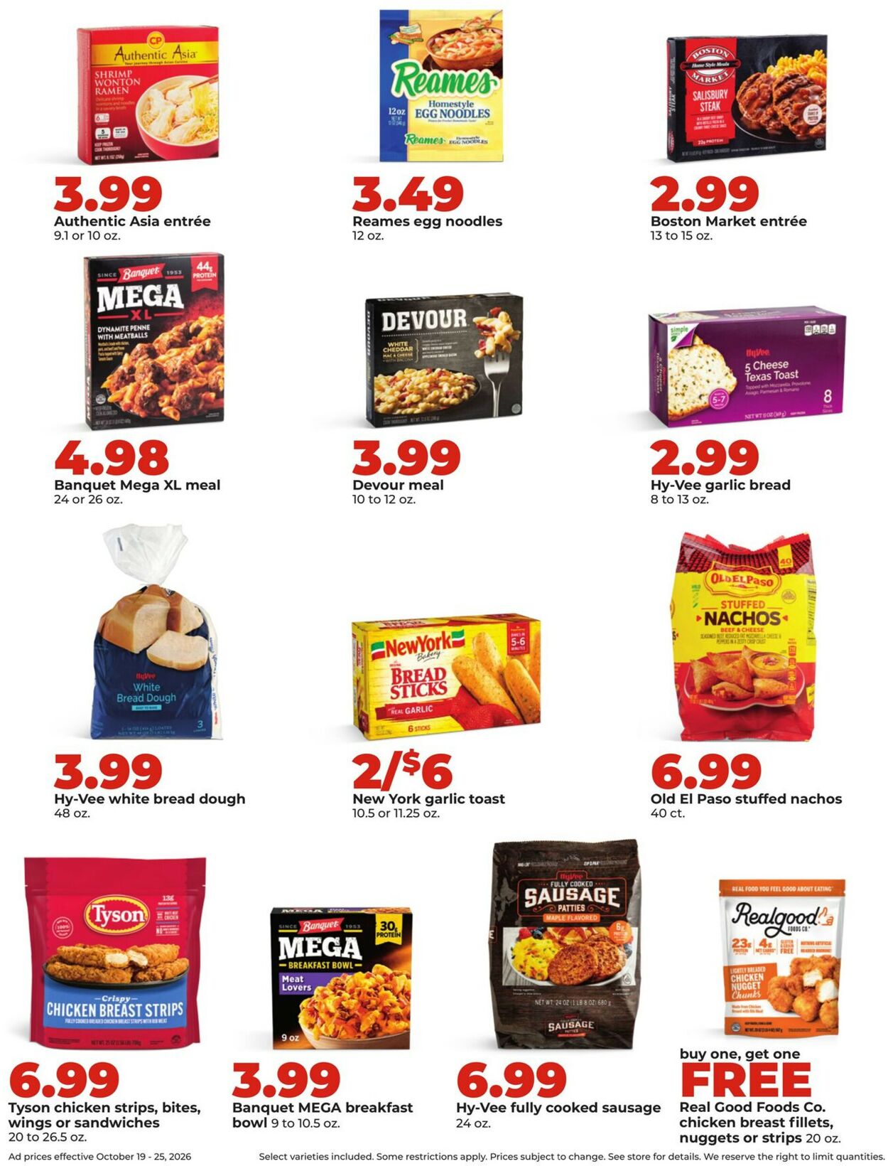 Catalogue HyVee from 10/19/2026