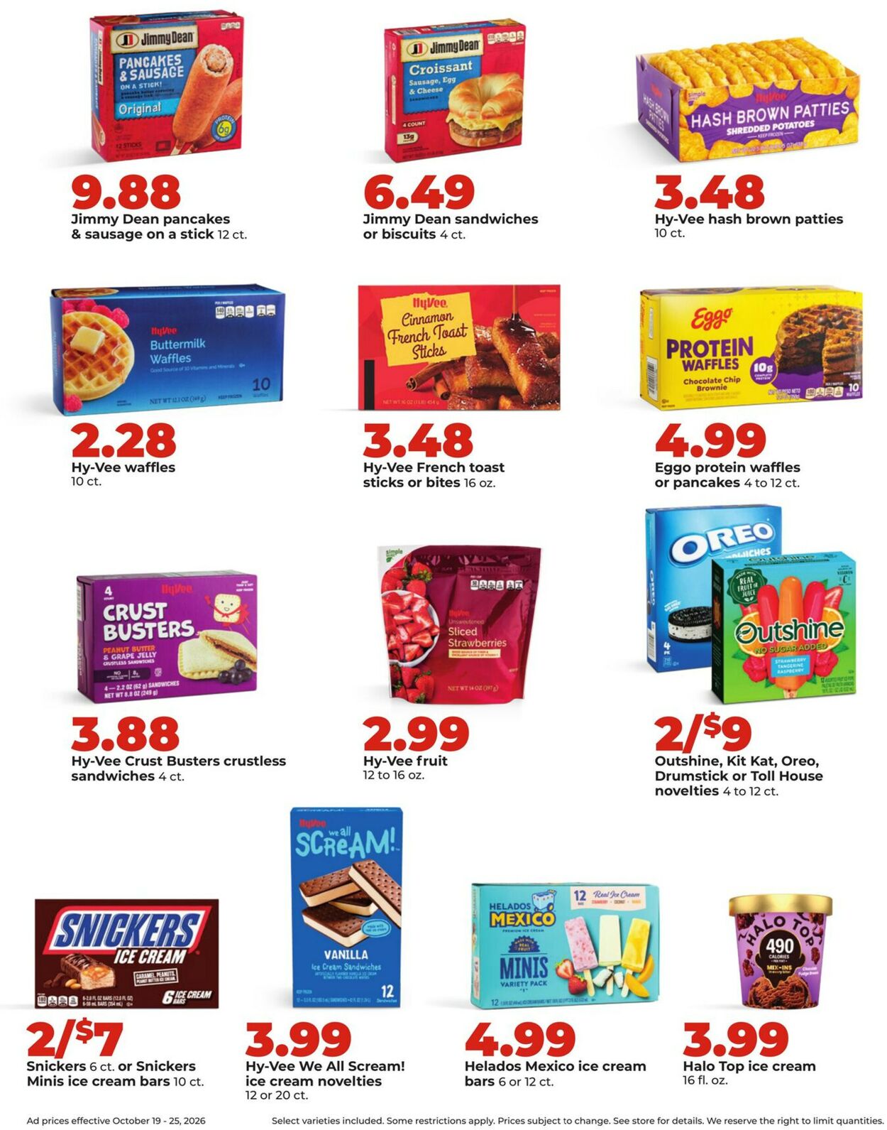 Catalogue HyVee from 10/19/2026
