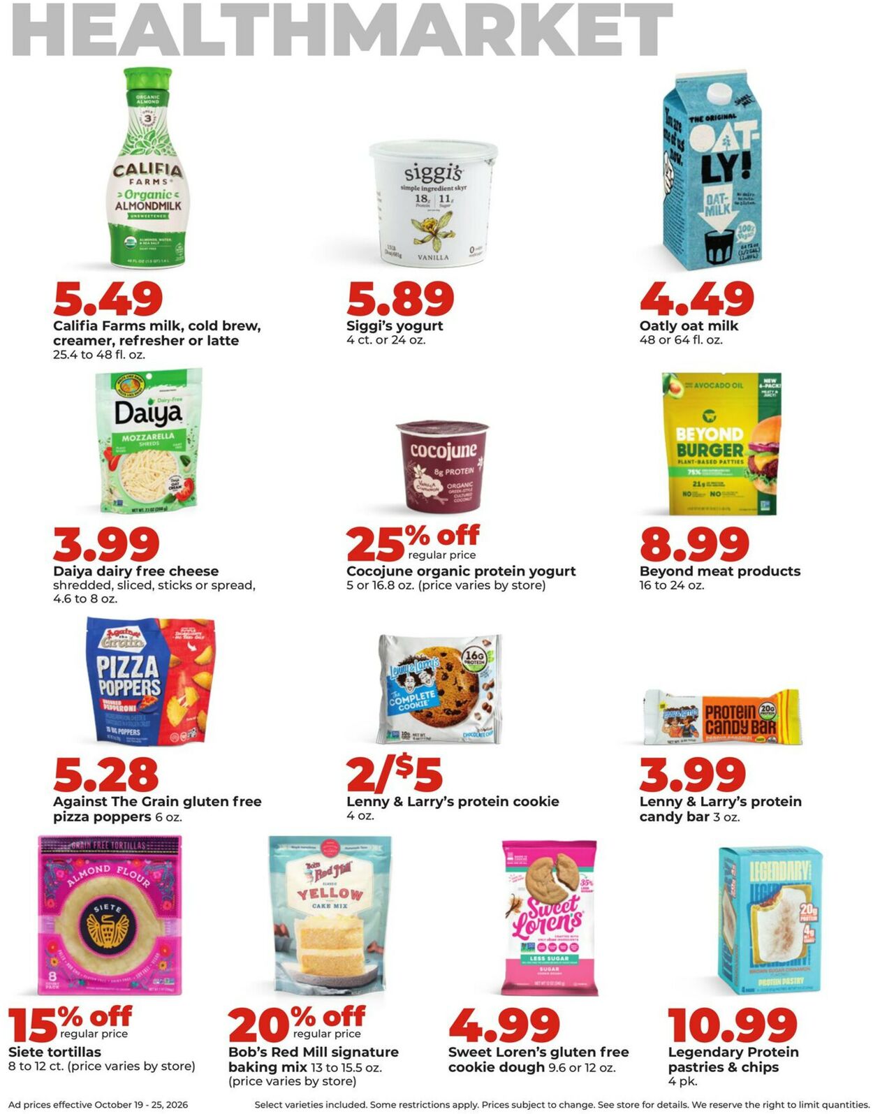 Catalogue HyVee from 10/19/2026