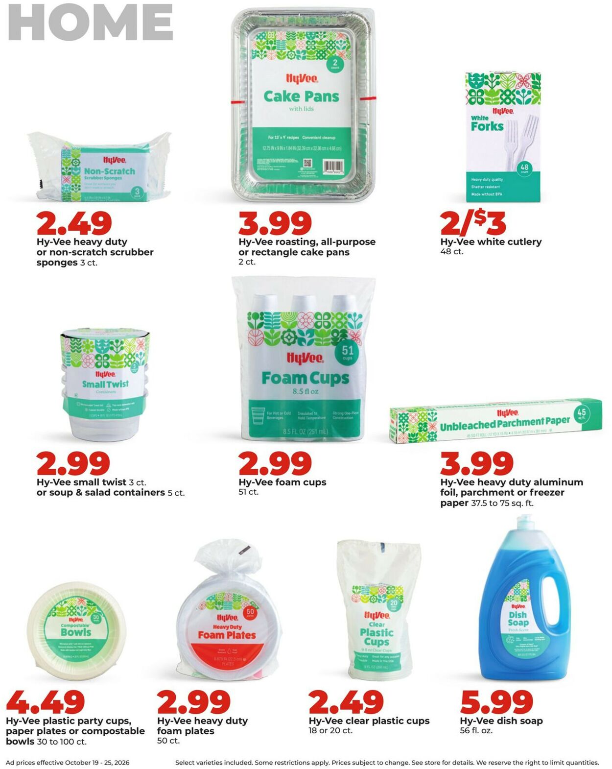 Catalogue HyVee from 10/19/2026