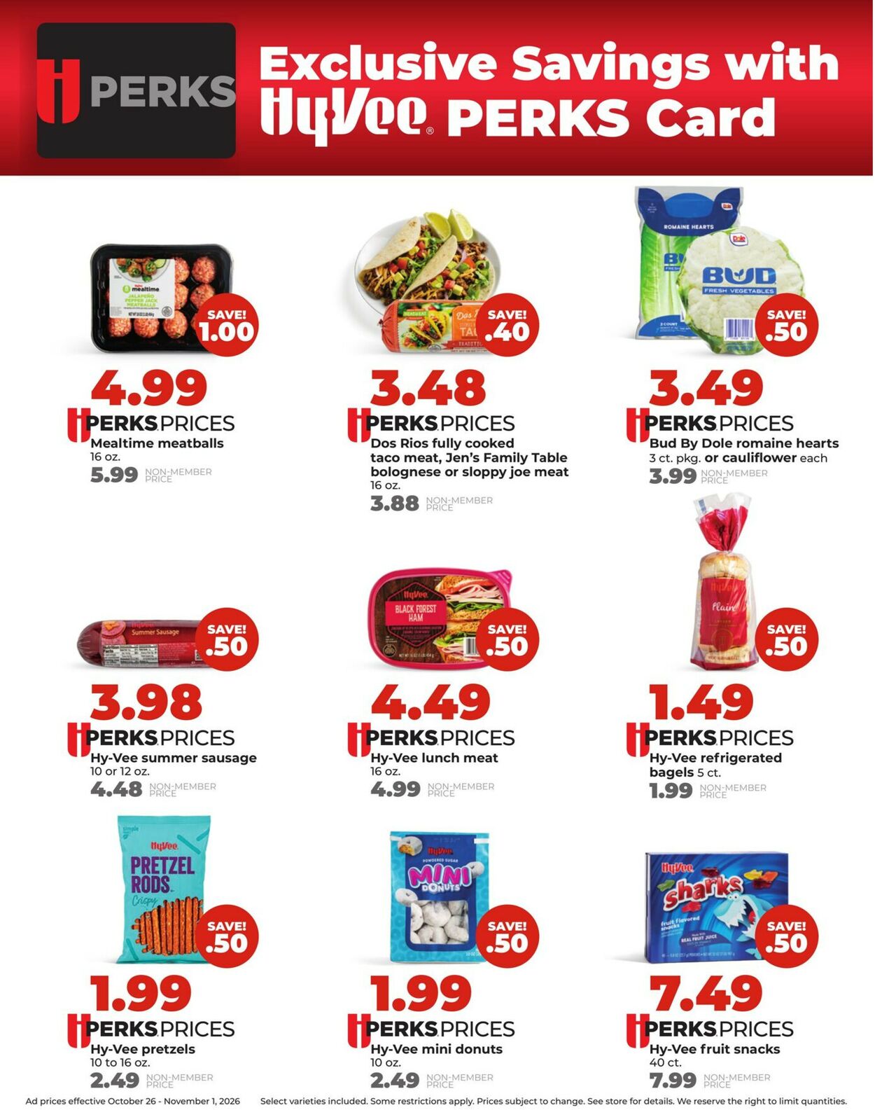 Catalogue HyVee from 10/26/2026