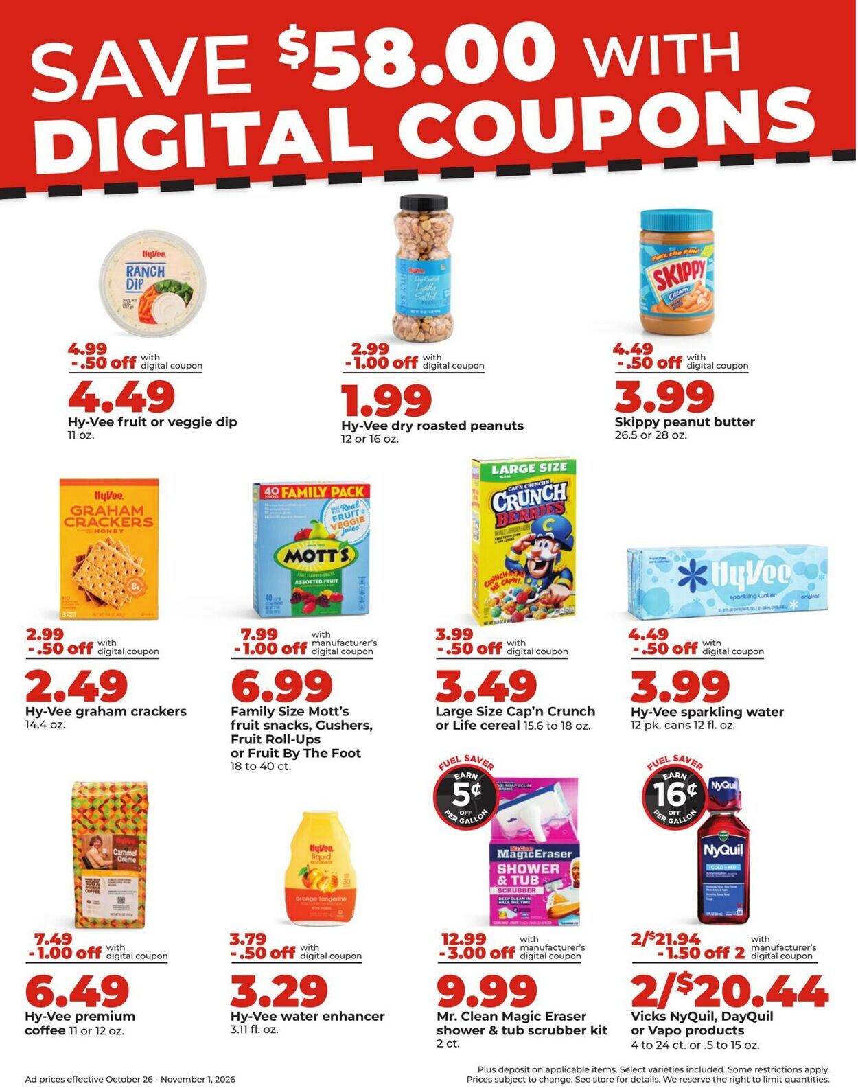 Catalogue HyVee from 10/26/2026