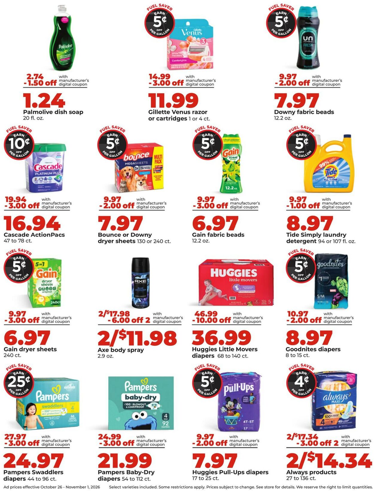 Catalogue HyVee from 10/26/2026