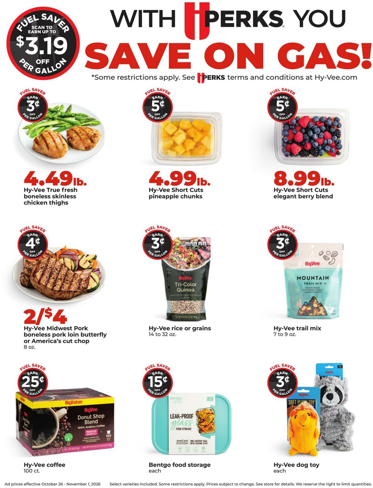 Catalogue HyVee from 10/26/2026