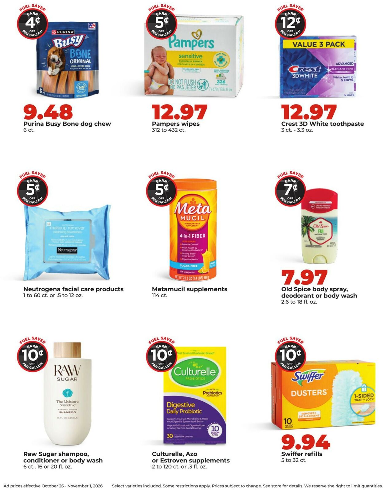 Catalogue HyVee from 10/26/2026