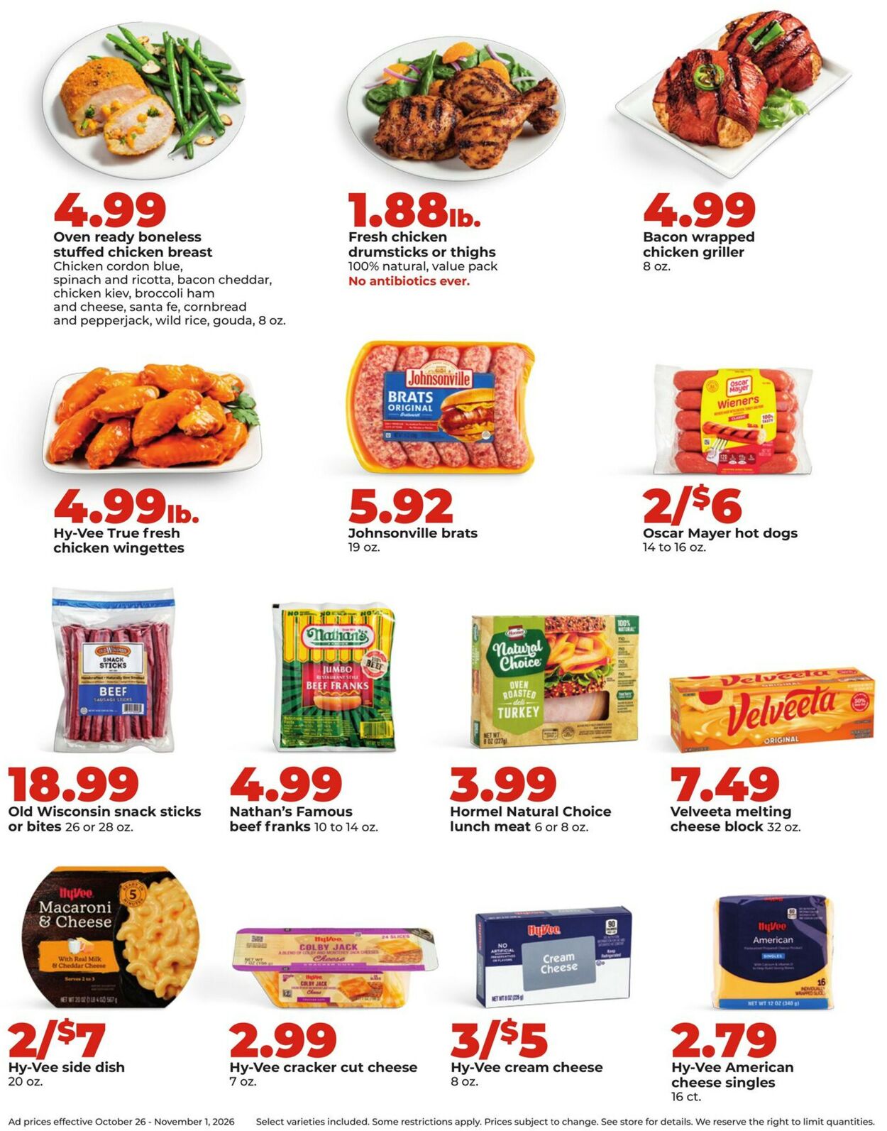 Catalogue HyVee from 10/26/2026