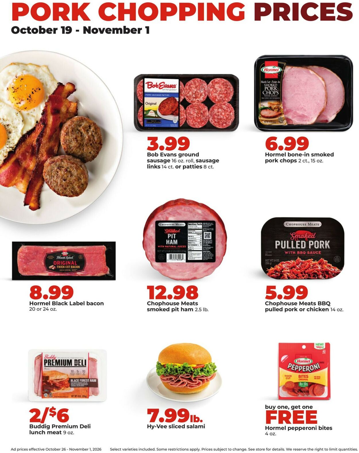 Catalogue HyVee from 10/26/2026