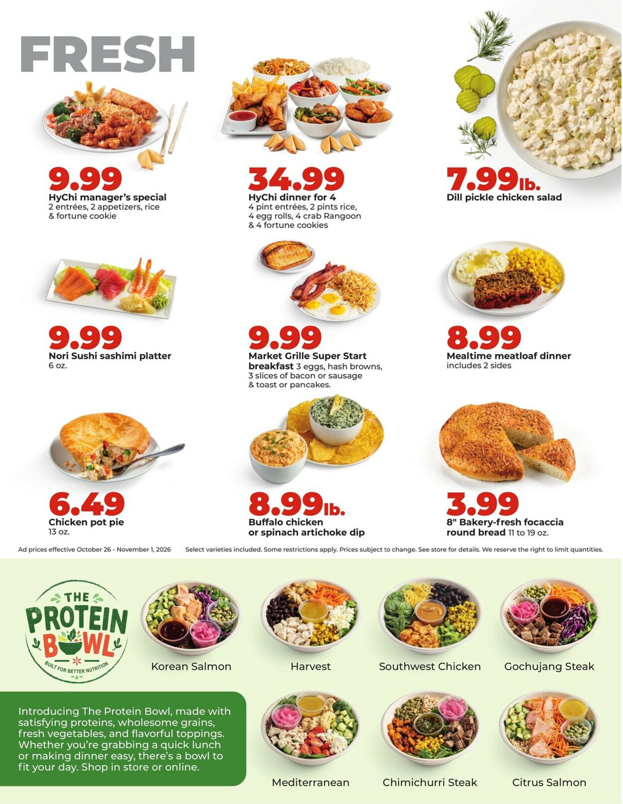 Catalogue HyVee from 10/26/2026