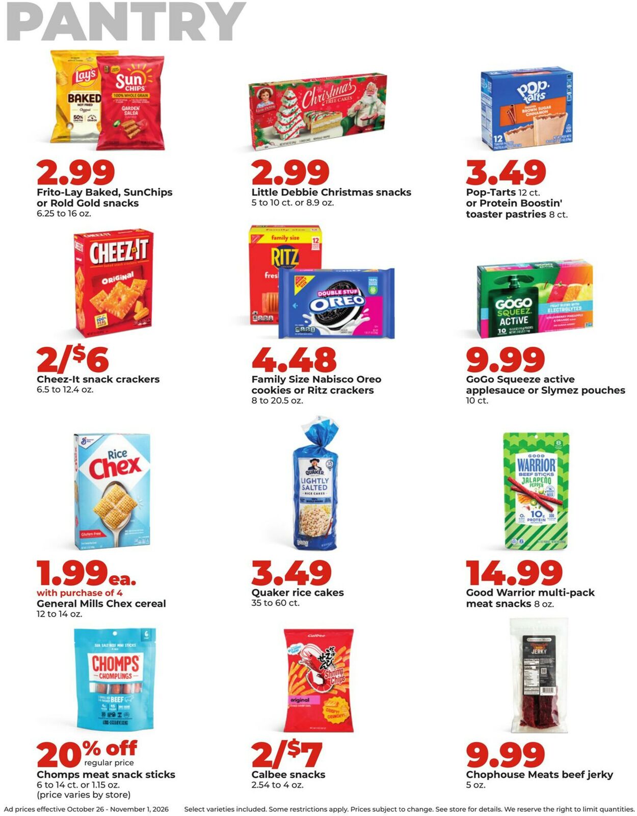 Catalogue HyVee from 10/26/2026